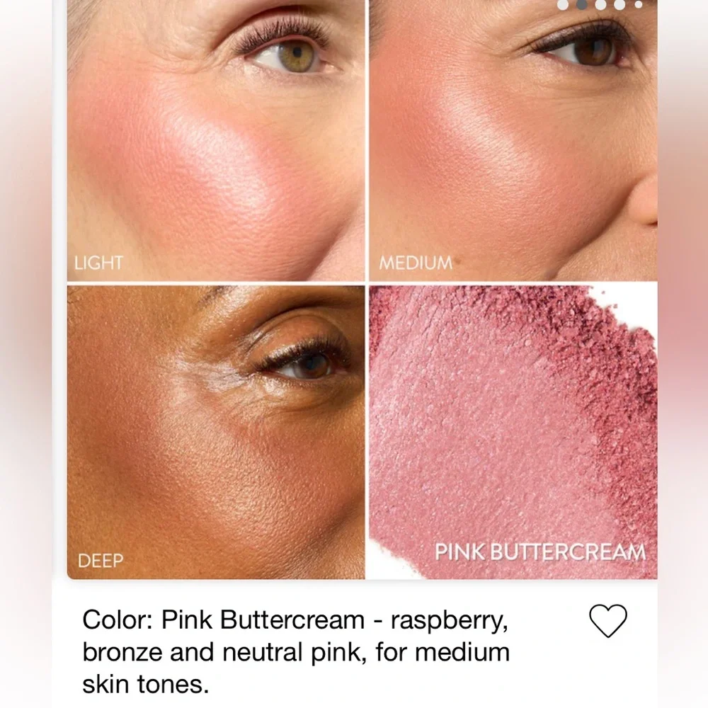 Laura Geller Baked Blush -N- Brighten Pink Buttercream (Made in Italy .